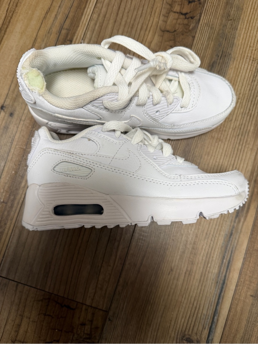 Nike Kids' White Air Max Sneakers 12C